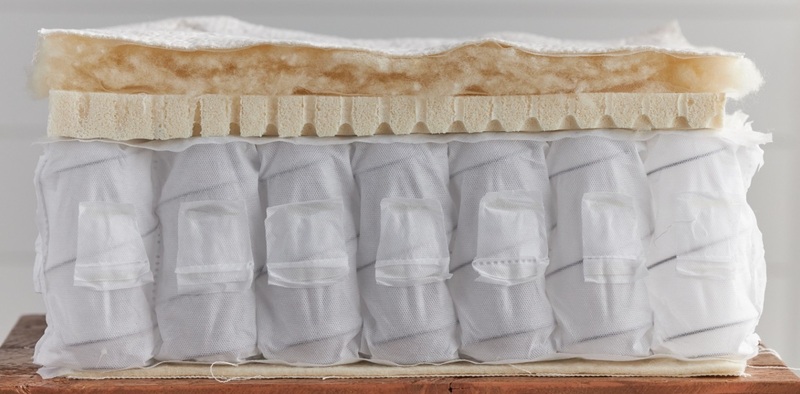 The layers of the Eco Organic Kids mattress