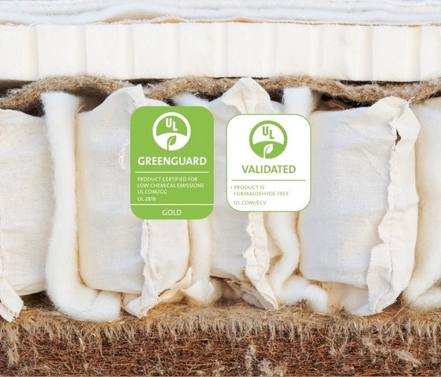 The layer of the Luxury Organic Crib mattress